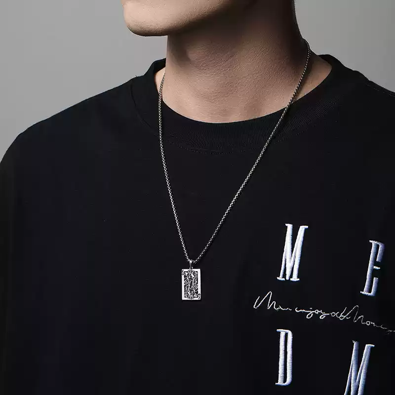 Playing Cards King K Necklace