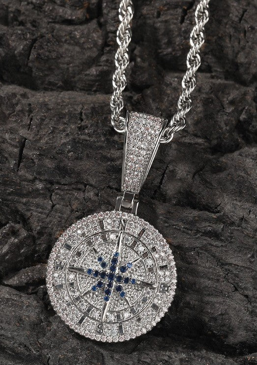Compass Pendant Necklace
