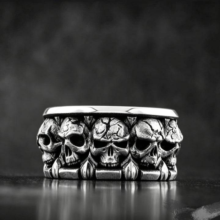 Multi-skull ring