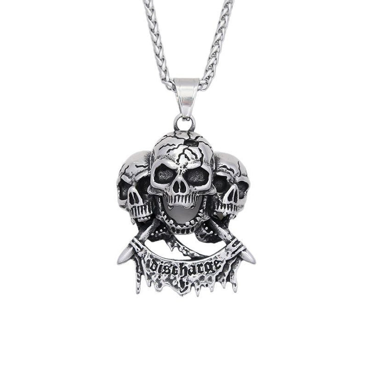 Triple-Skull Necklace