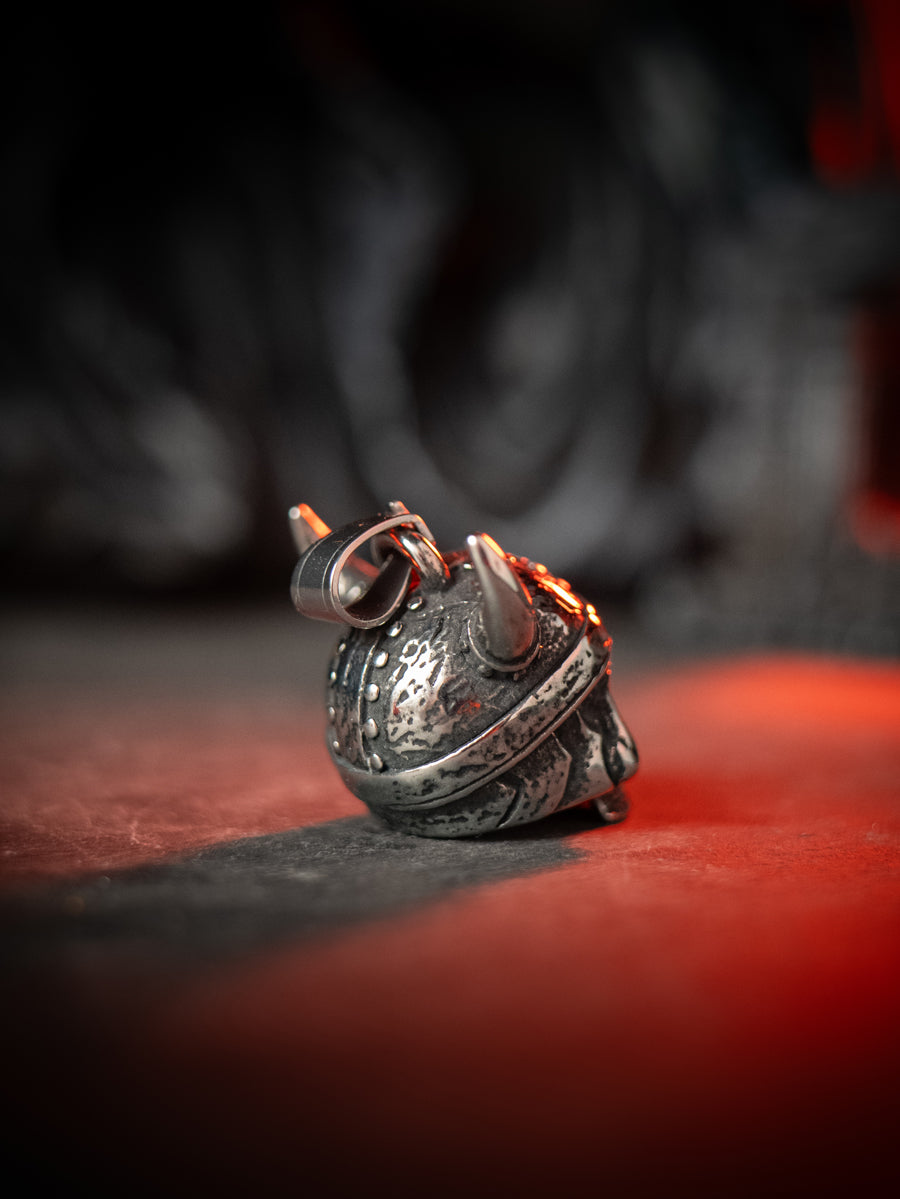 Viking Warrior Skull Necklace