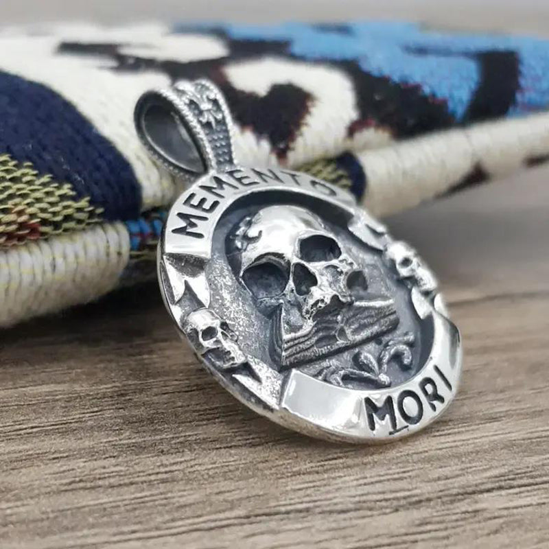 Death Warning Skull Necklace