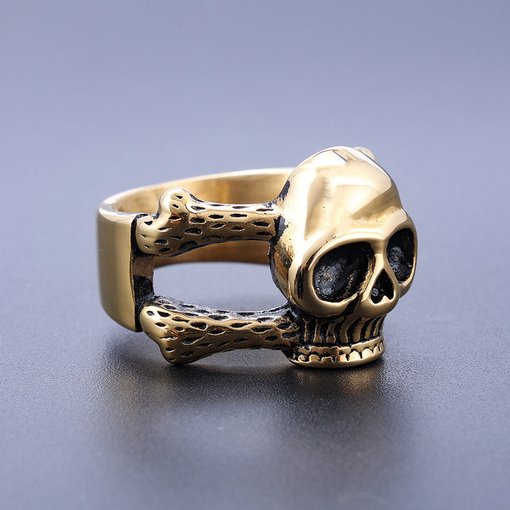 skull skull ring