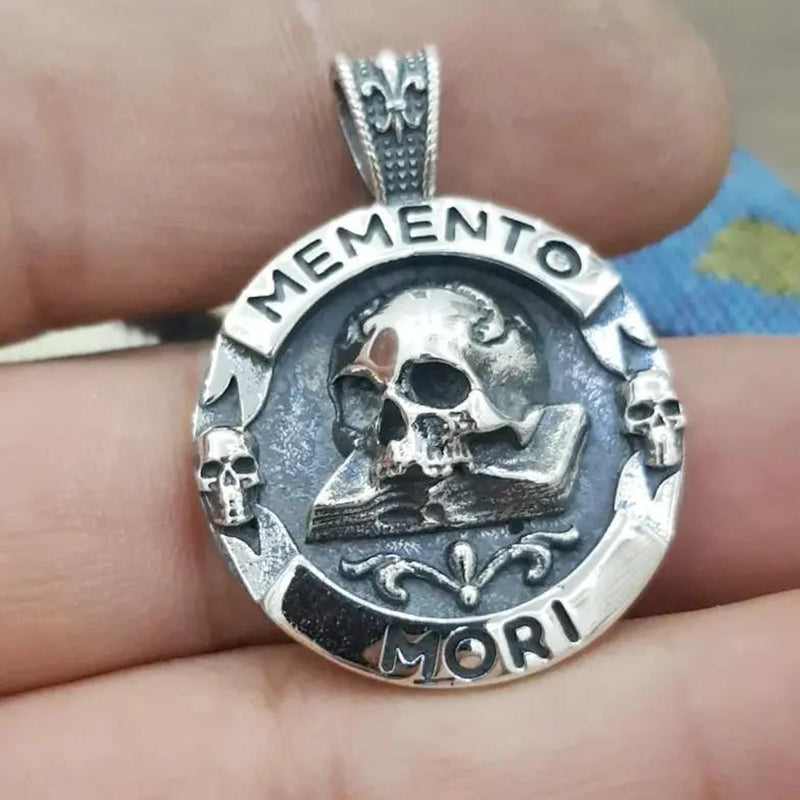 Death Warning Skull Necklace