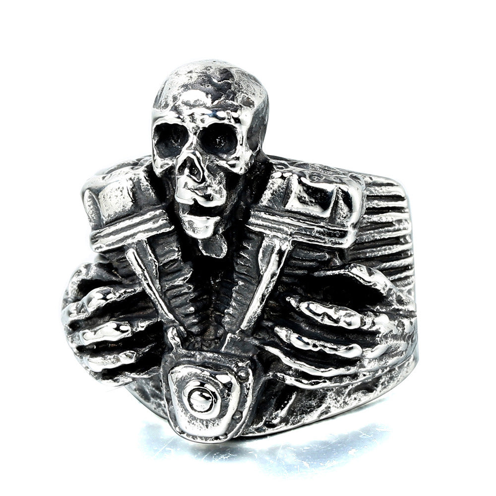 Heavy Undead Engine Ring