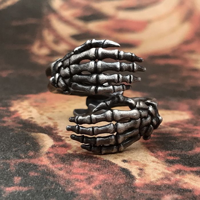 Vintage Skeleton Bone Ring
