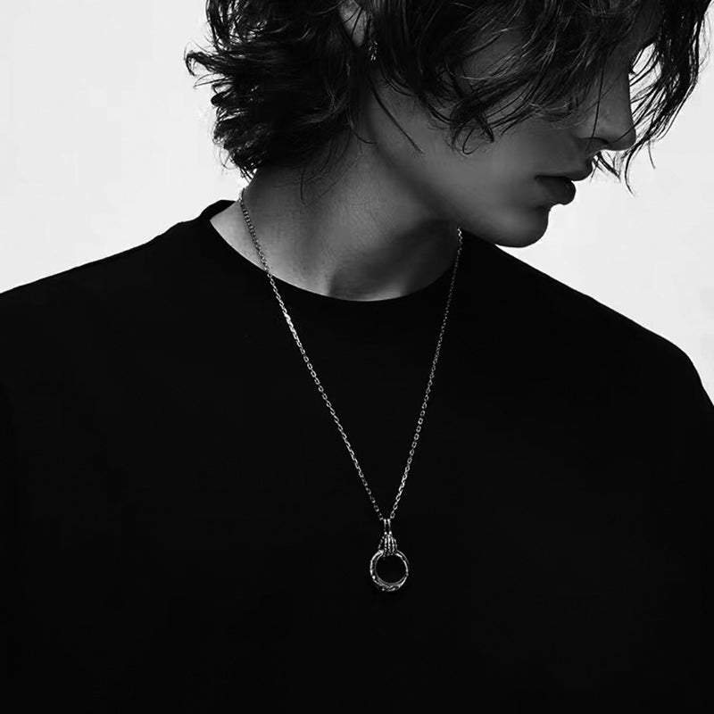 Ring of Hope Skull Necklace