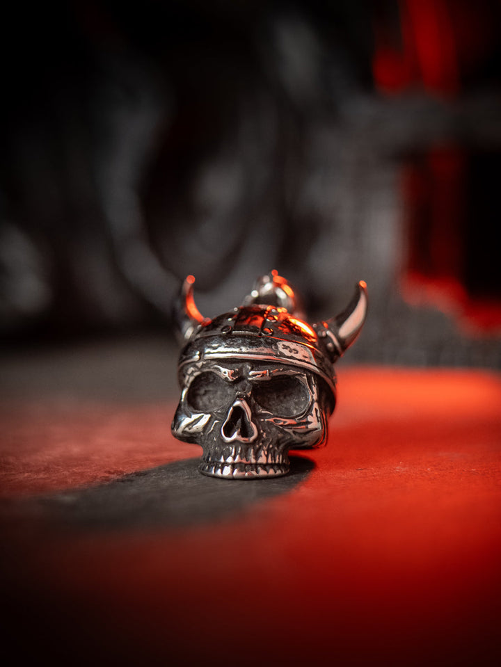 Viking Warrior Skull Necklace