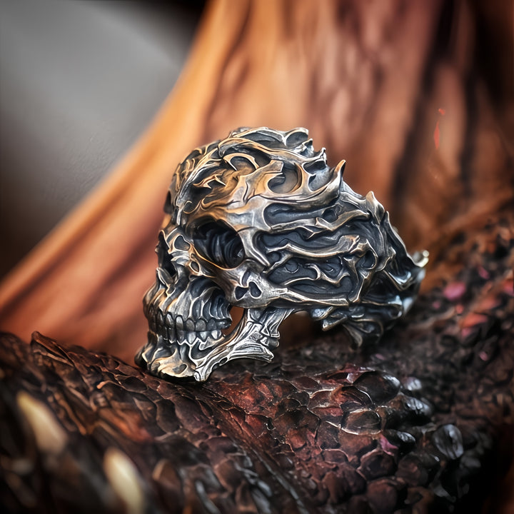 Mecha-Style Skull Ring