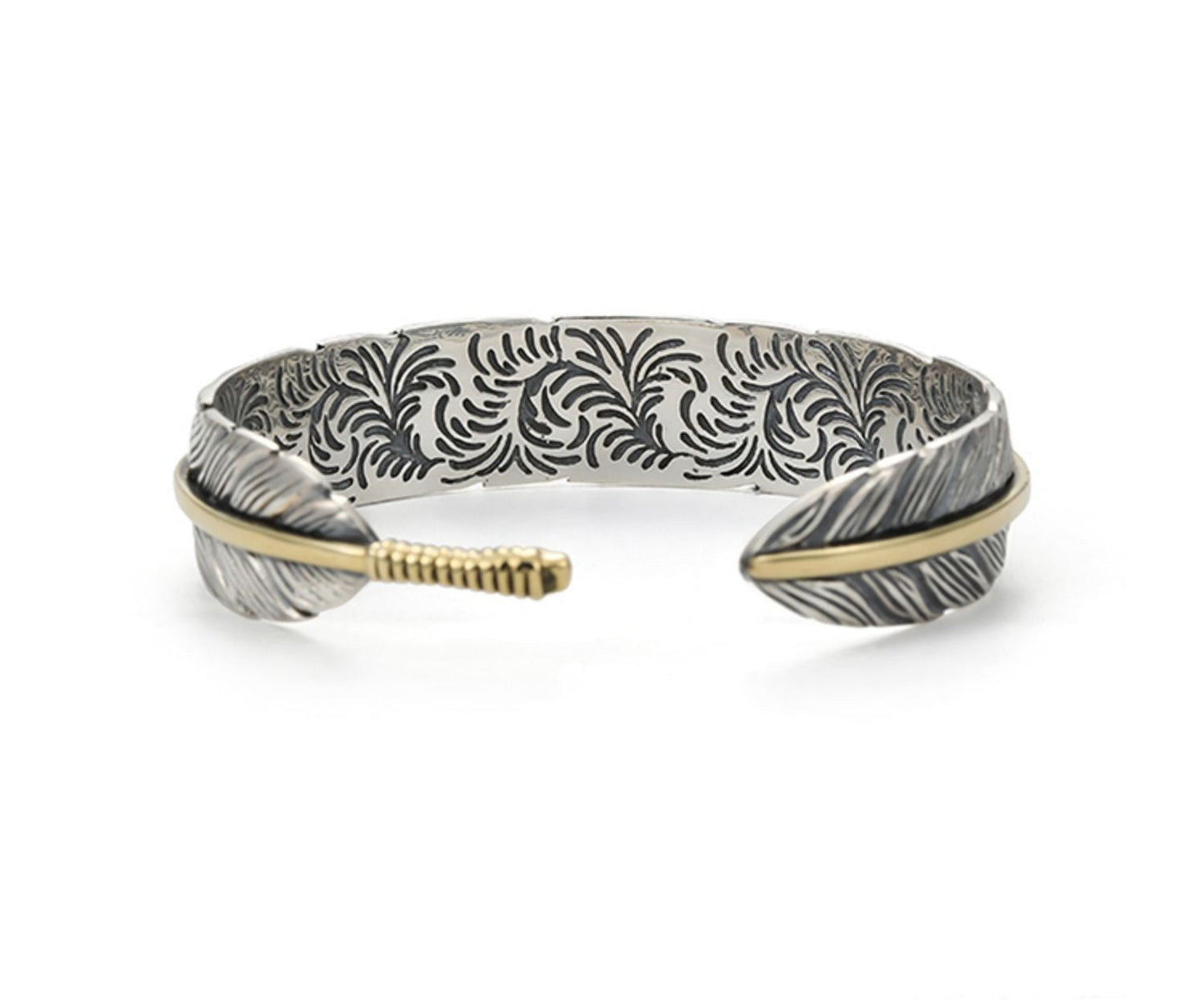 Printed feather bracelet