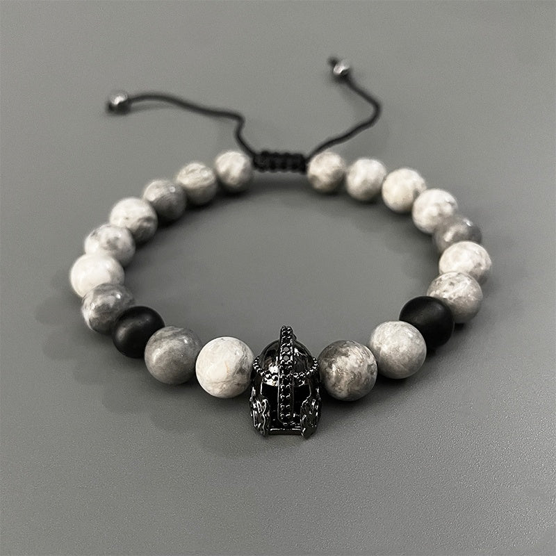 Spartacus Ink Lava Stone Bracelet