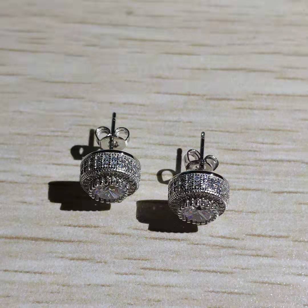 Full diamond earrings