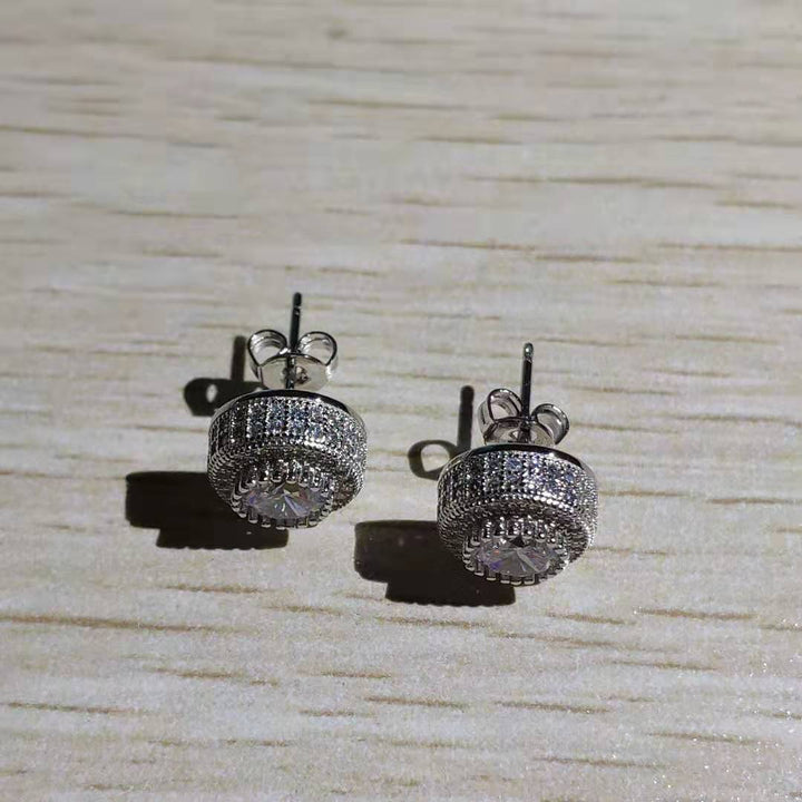 Full diamond earrings