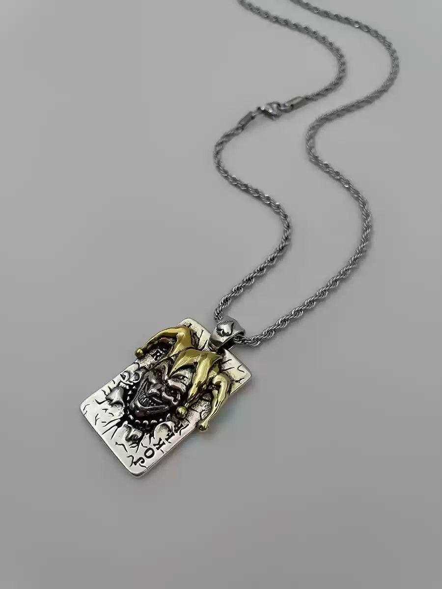 Ace of Spades Playing Card Necklace