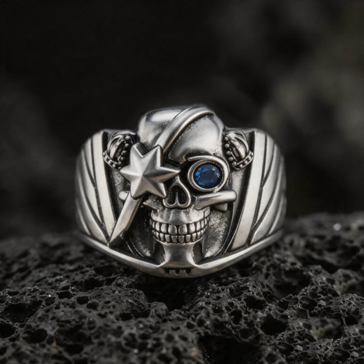 Vintage Pirate Skull Ring