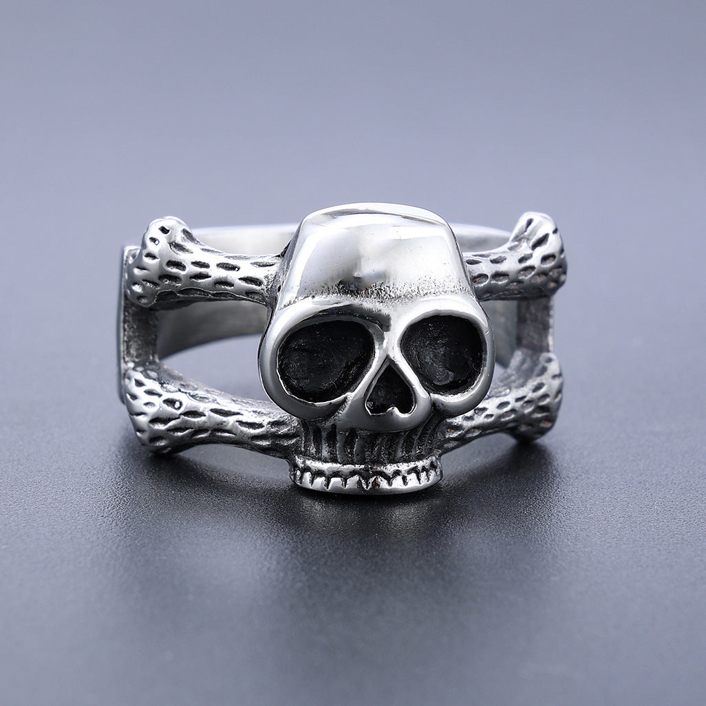 skull skull ring