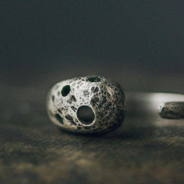 925 Silver Vintage Irregular Open Ring