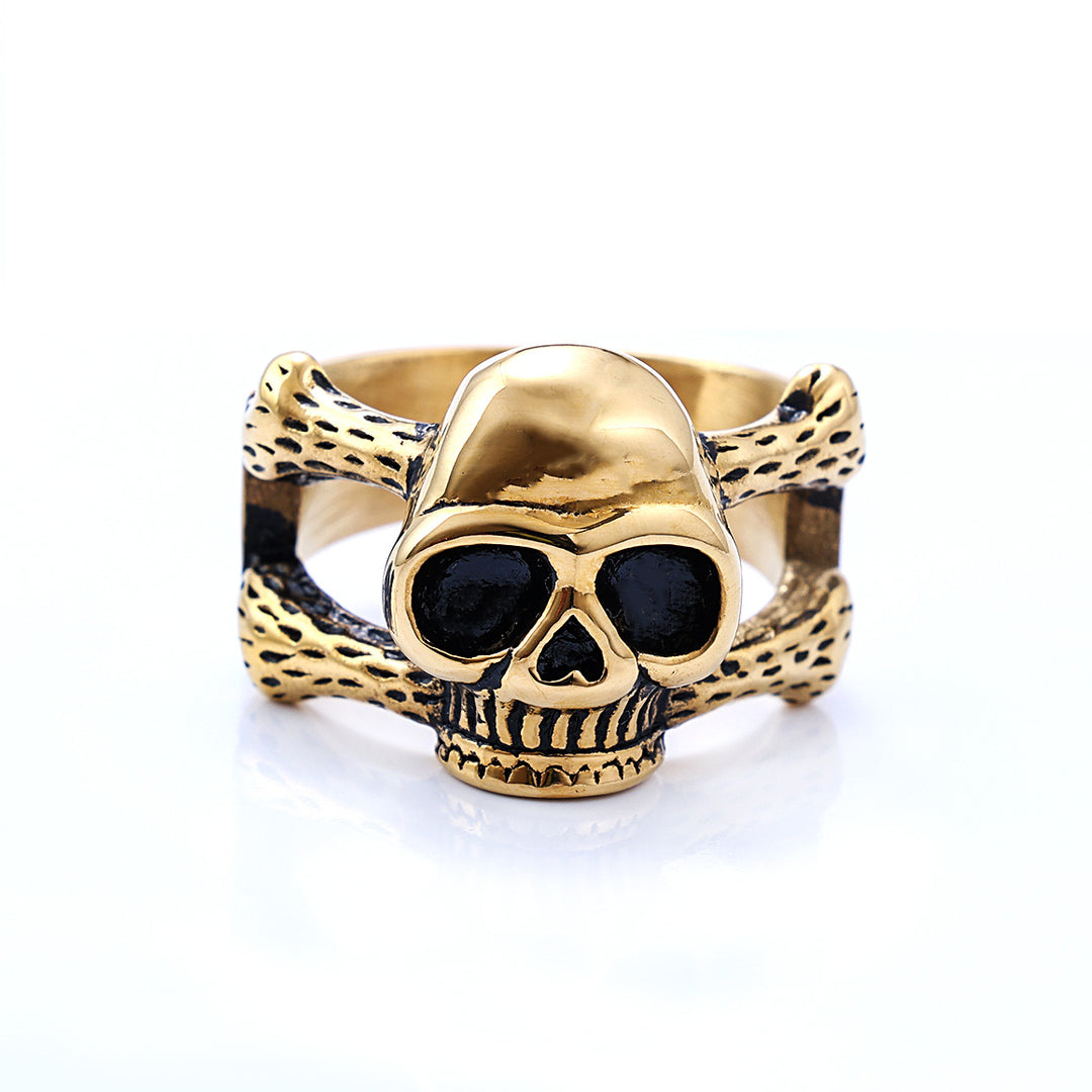 skull skull ring