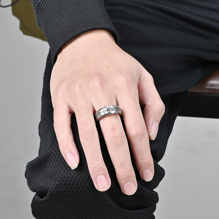 Vintage Viking Rune Ring