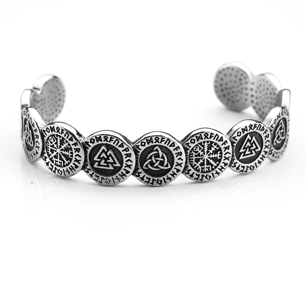 viking rune bangle