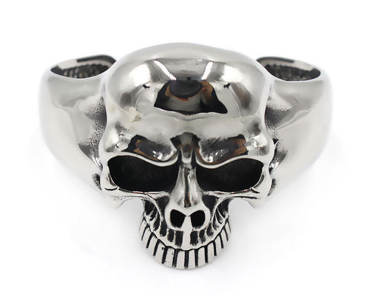 Skull open bracelet