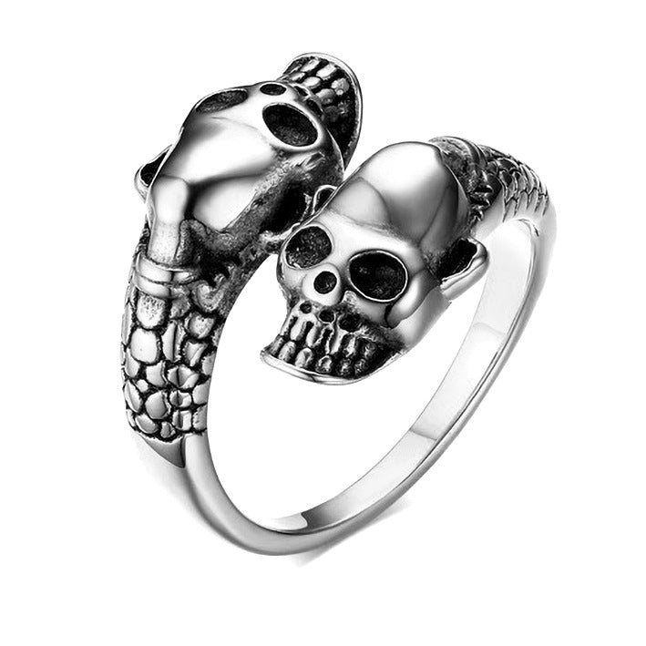 Double Skull Ring