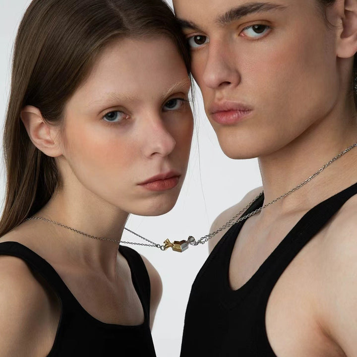 Magnetic Candy Couple Necklace