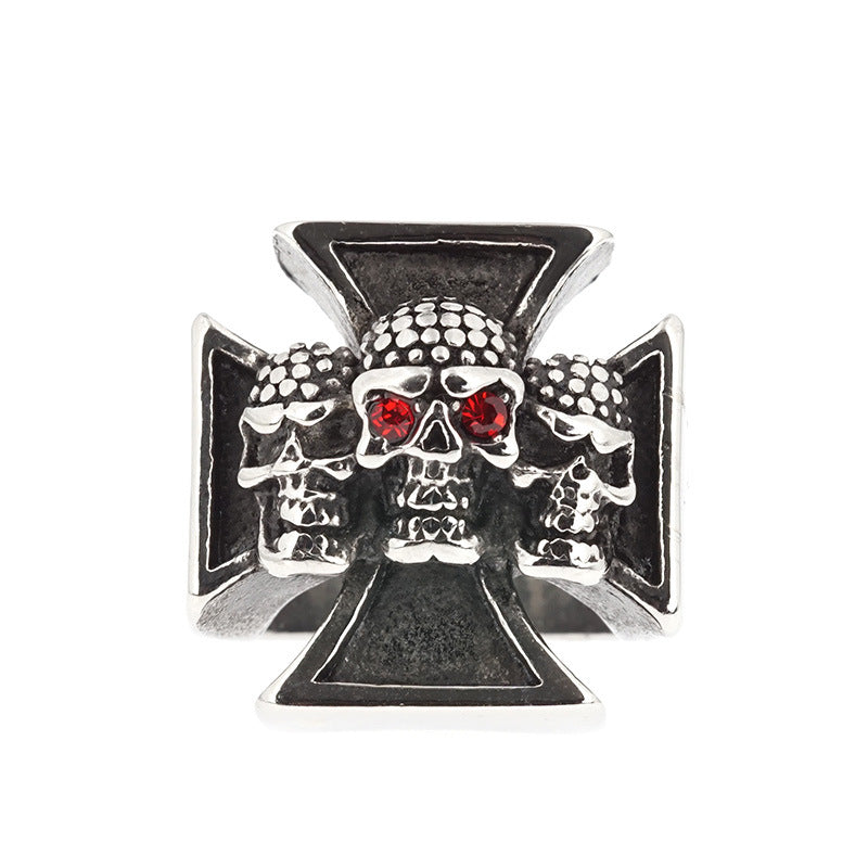 Iron Cross &amp; Triple-Skull Ring