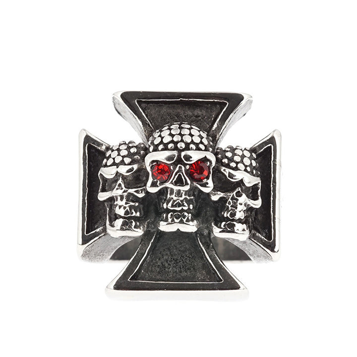 Iron Cross &amp; Triple-Skull Ring