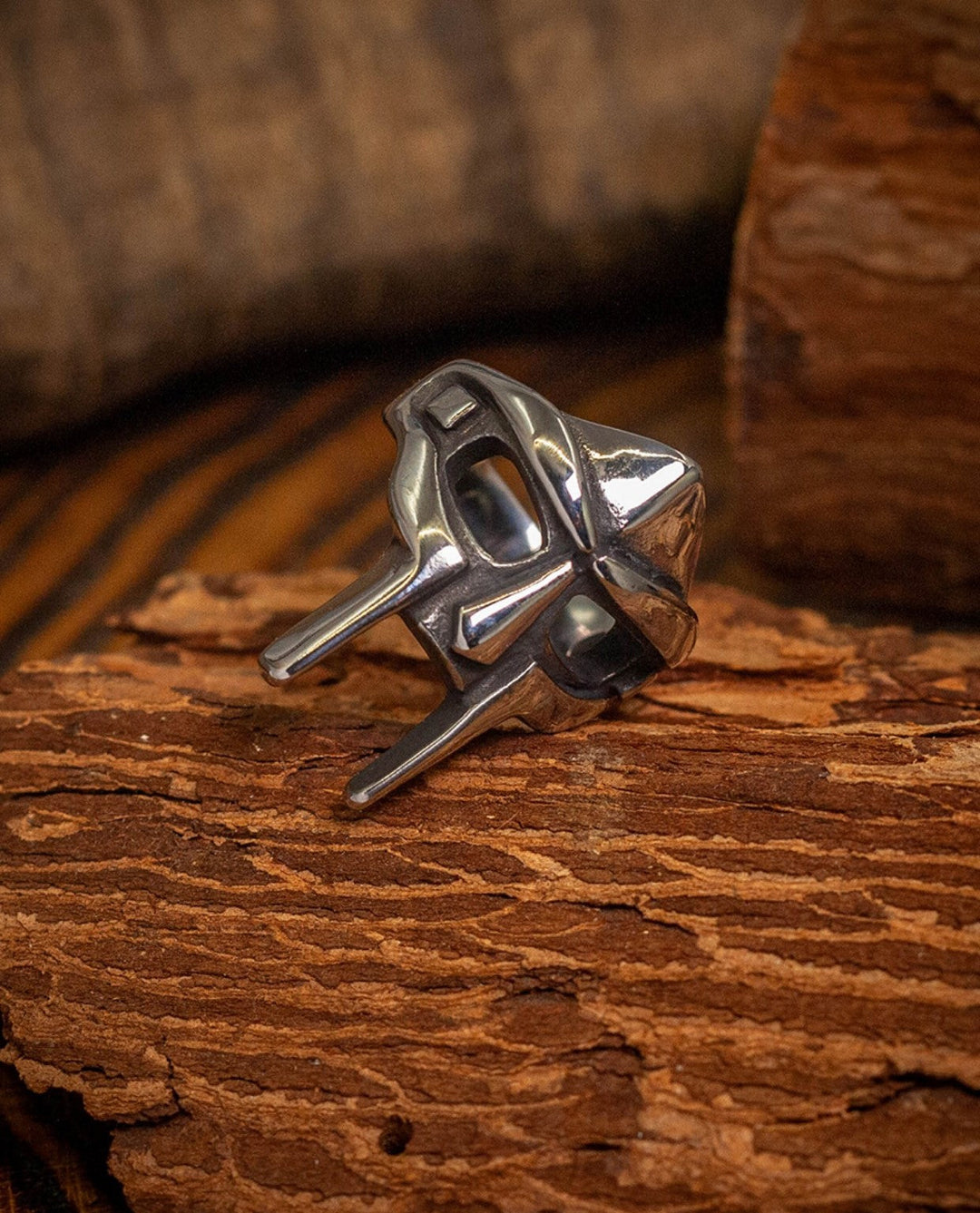 Hip Hop Vintage Gladiator Mask Ring