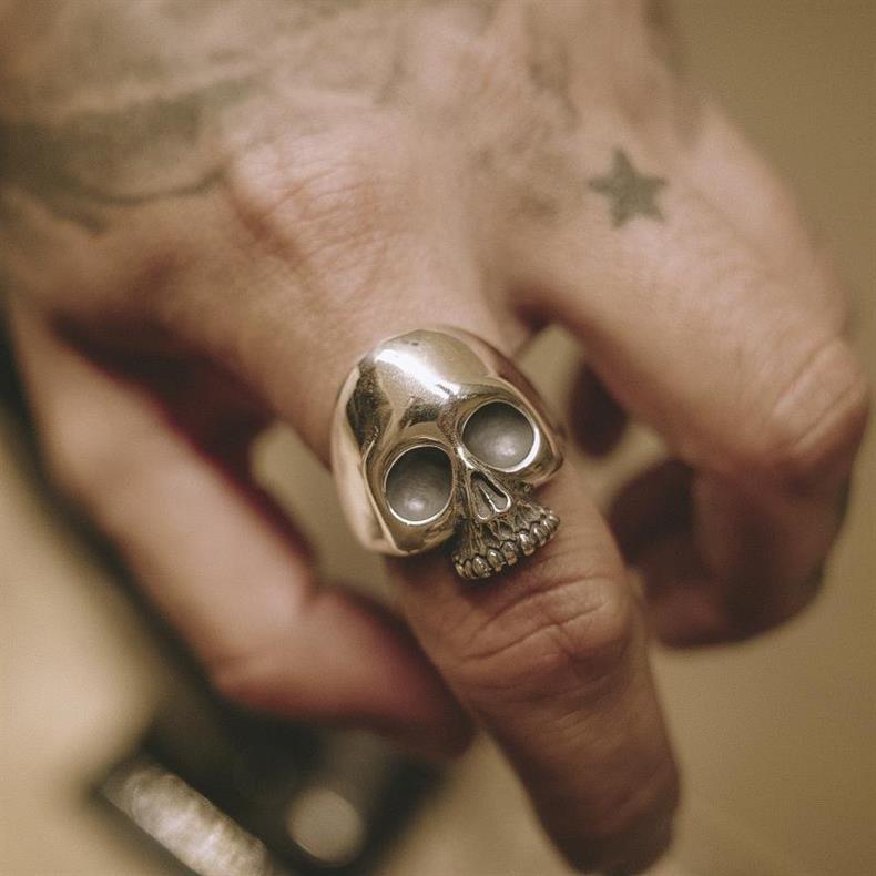 Biker Skull Ring