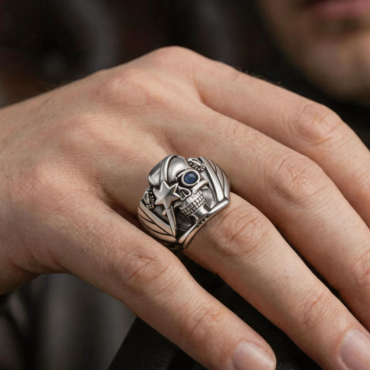 Vintage Pirate Skull Ring