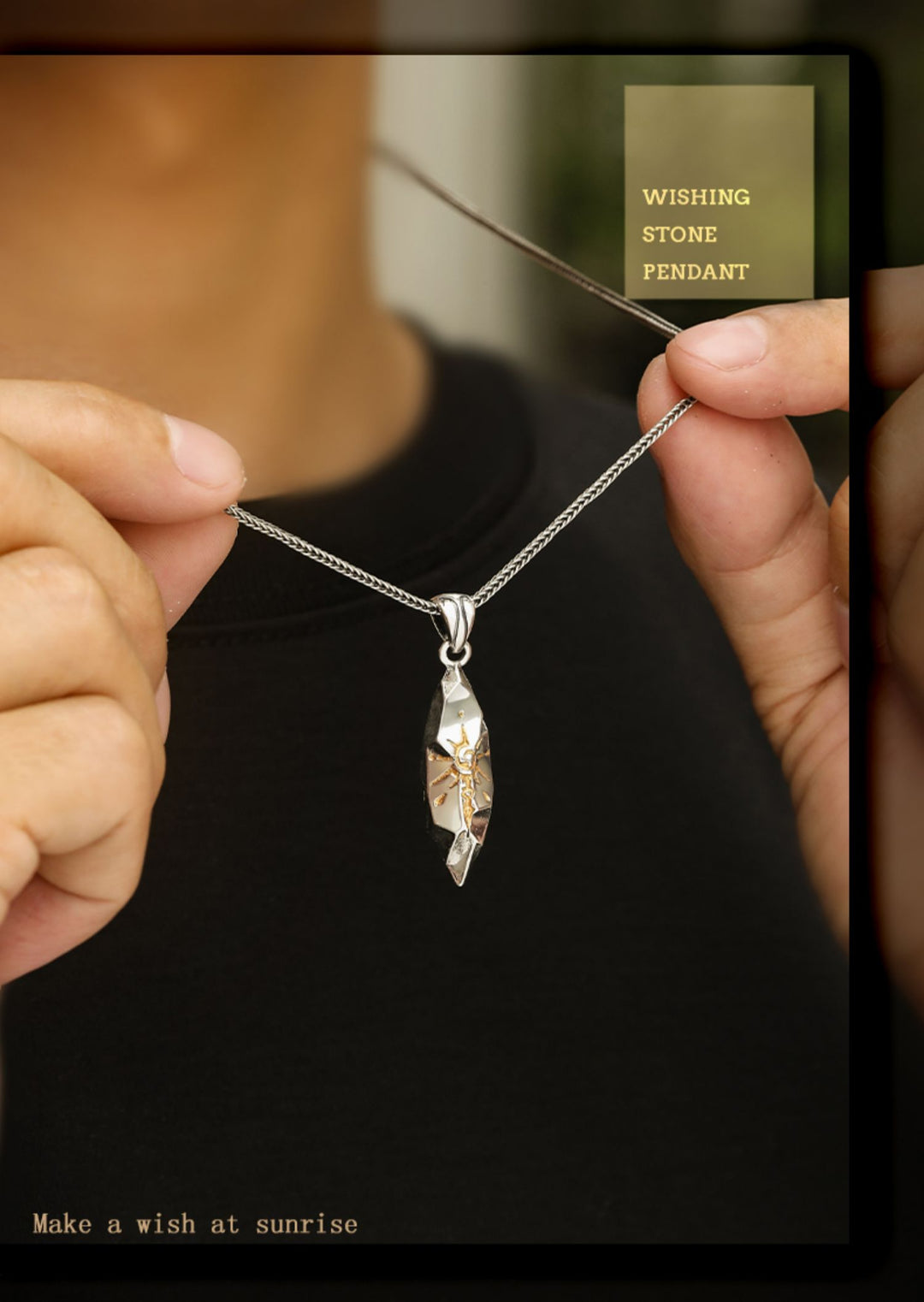 Wishing Stone Pendant Necklace