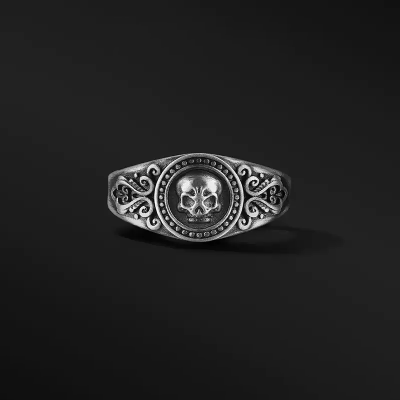 Sterling Silver Skull Ring