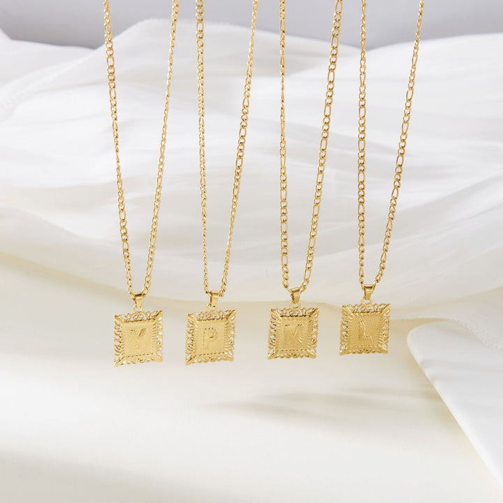 Letter Tag Necklace