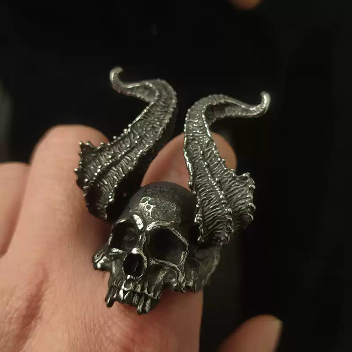Satanic "Devil" Skull Ring