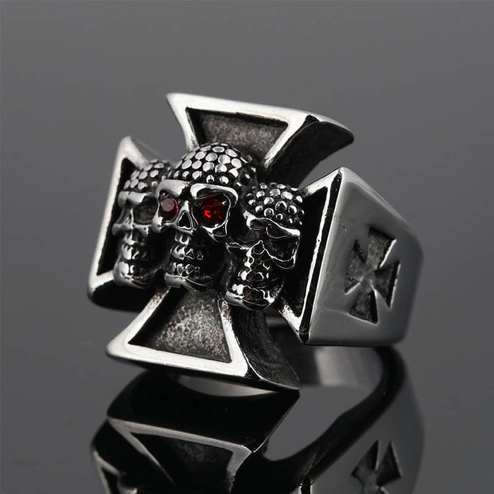 Iron Cross &amp; Triple-Skull Ring