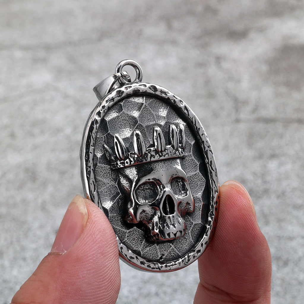 Crown Skull Necklace
