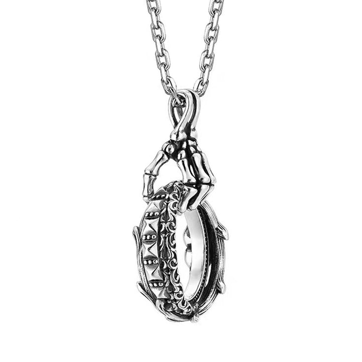 Ring of Hope Skull Necklace