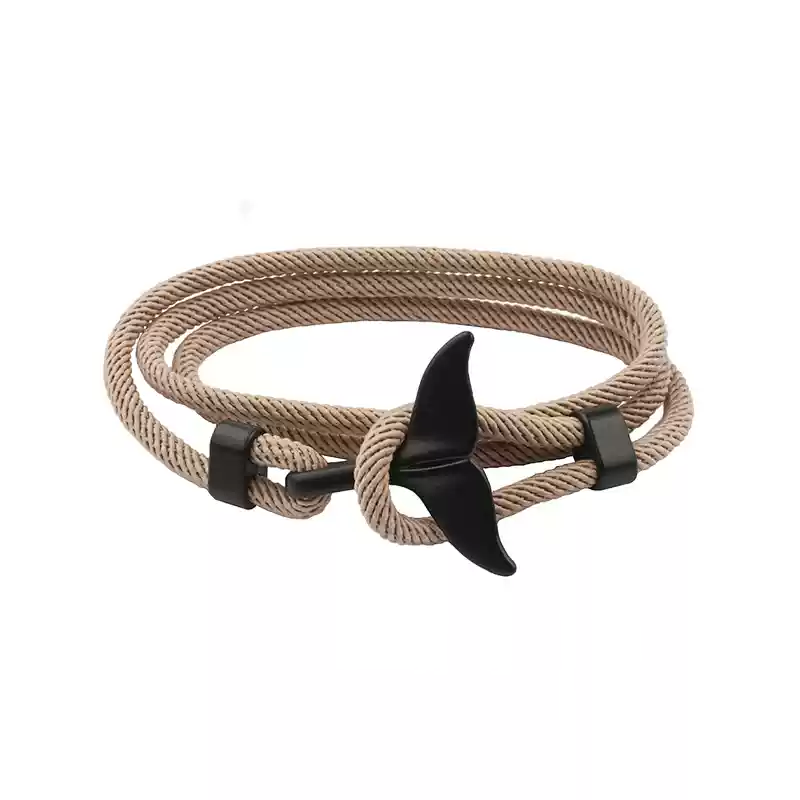 Whale Tail Braided Bracelet