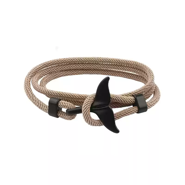 Whale Tail Braided Bracelet