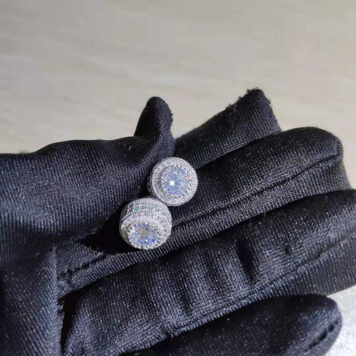 Full diamond earrings