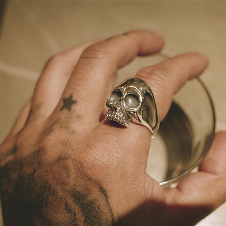 Biker Skull Ring
