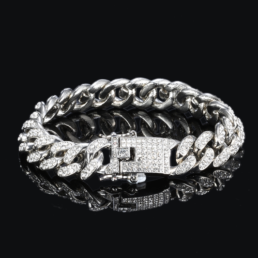 18k gold Cuban bracelet