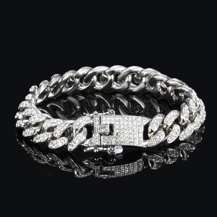 18k gold Cuban bracelet