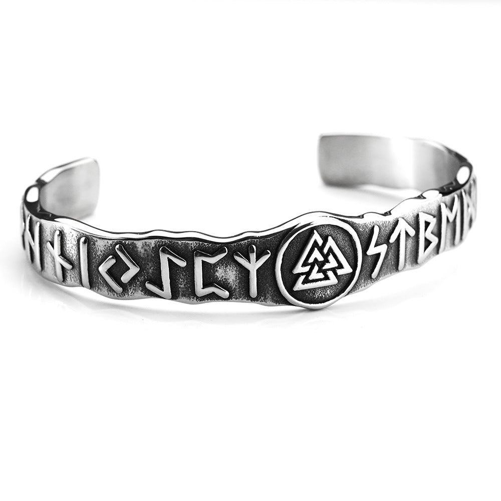 viking rune bangle