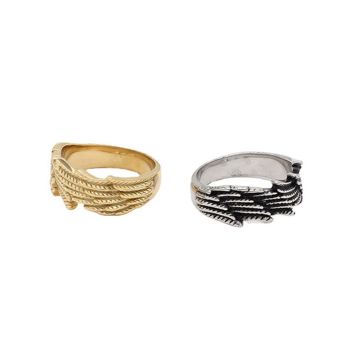 Vintage Wings Feather Ring