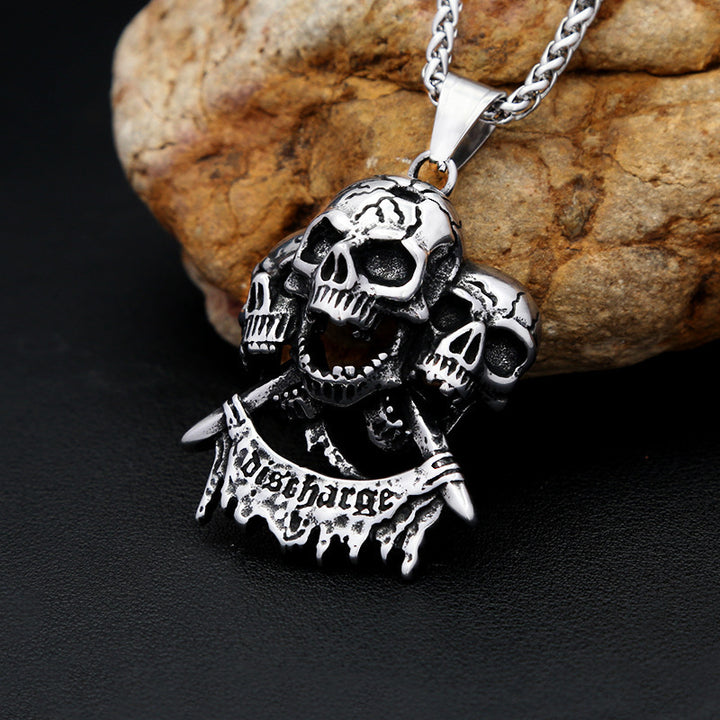 Triple-Skull Necklace