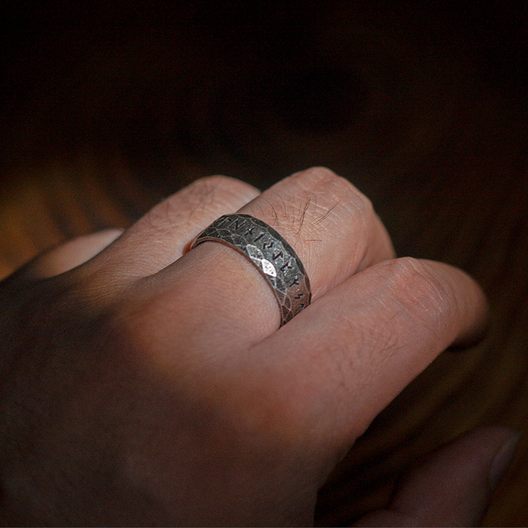 Vintage Viking Rune Ring