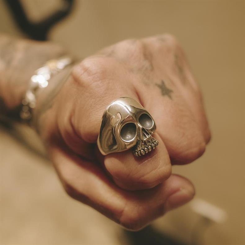 Biker Skull Ring